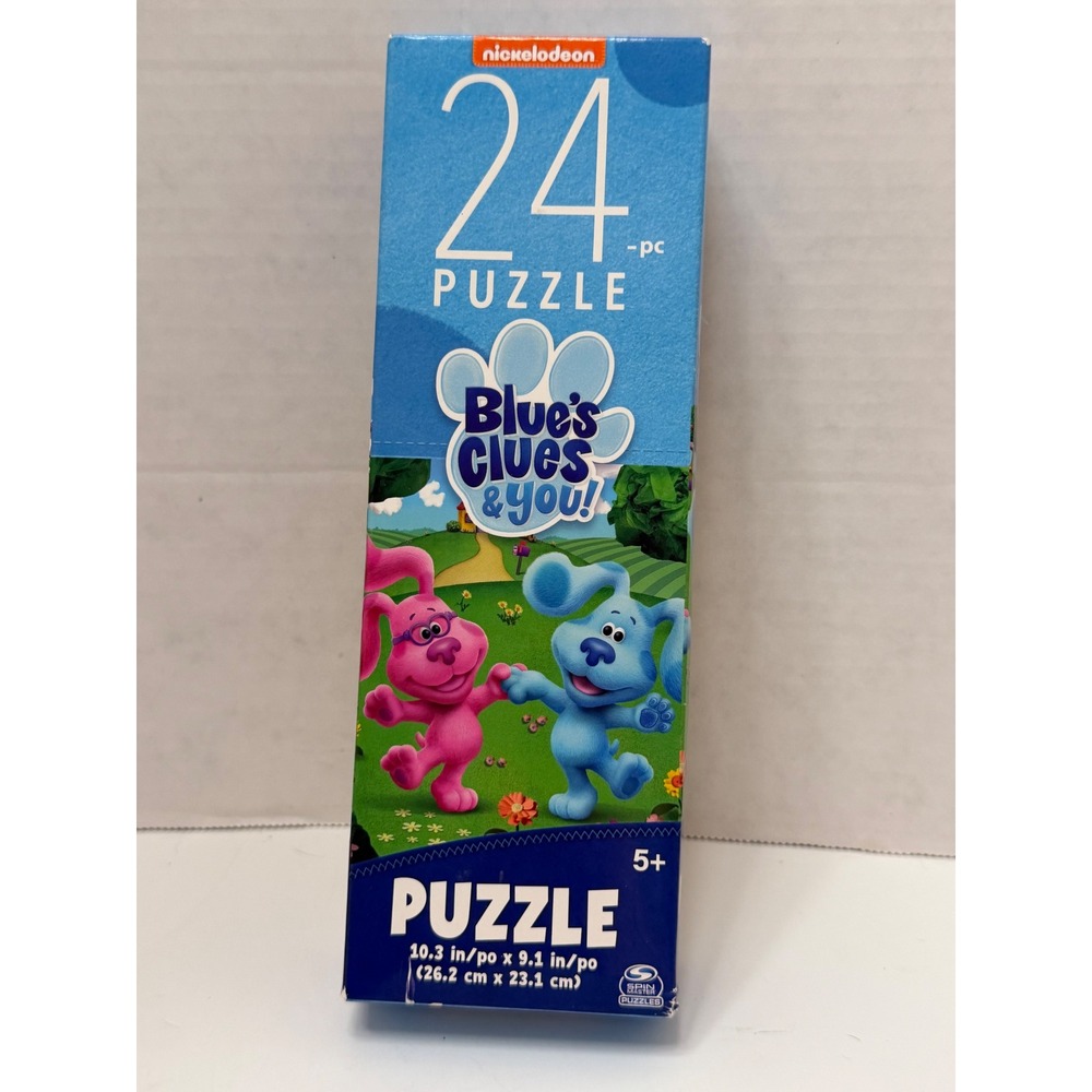 Blues Clues & You 24 Piece Jigsaw Puzzle Nickelodeon Spin Master Magenta 2021